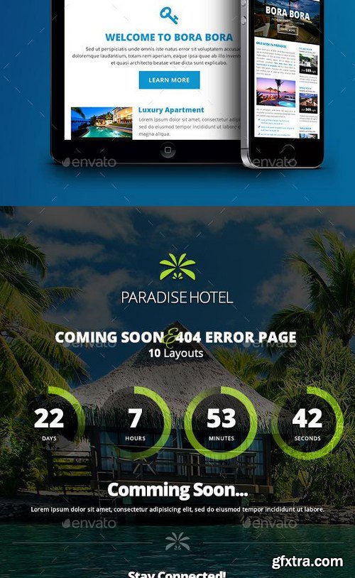 GraphicRiver Paradise Hotel Bundle: UI Kit, Emails, Banners 11731838