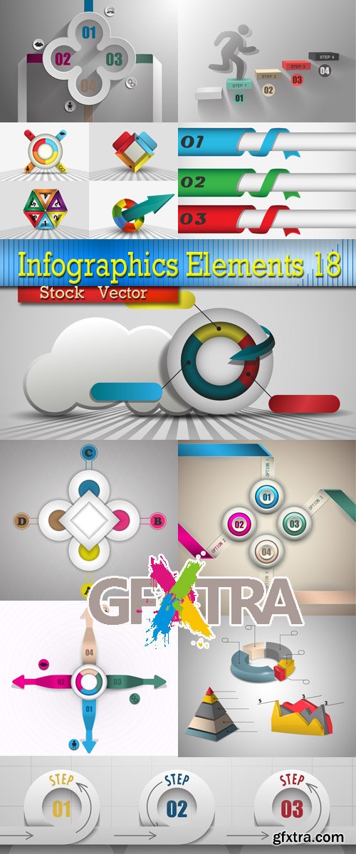 Infographics Elements Design in Vector  18