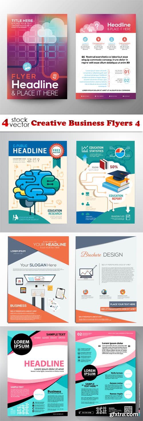 Vectors - Creative Business Flyers 4