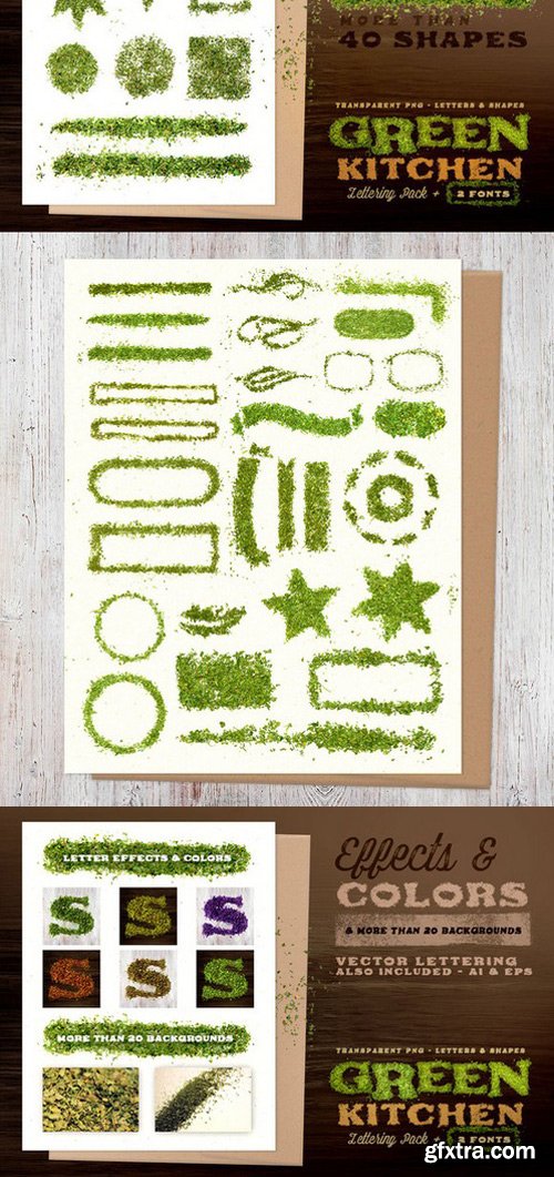 CM - Green Kitchen - Creative Lettering 292021