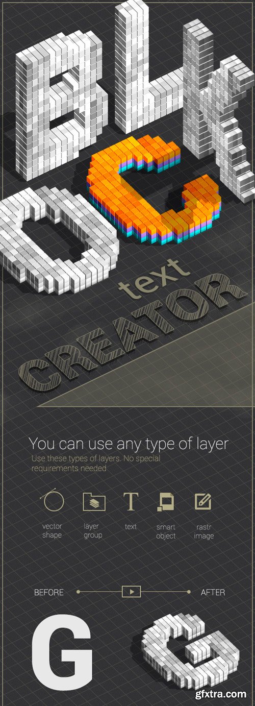 GraphicRiver - Blocks Text Creator 4858368