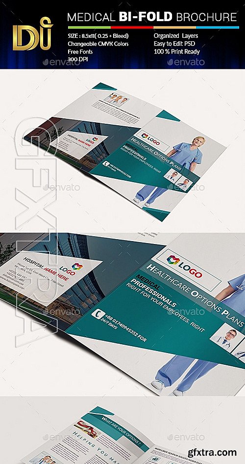 GraphicRiver - Medical BI-FOLD brochure 11770691