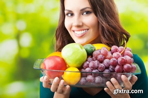 Collection beautiful girl eating grapes 25 HQ Jpeg