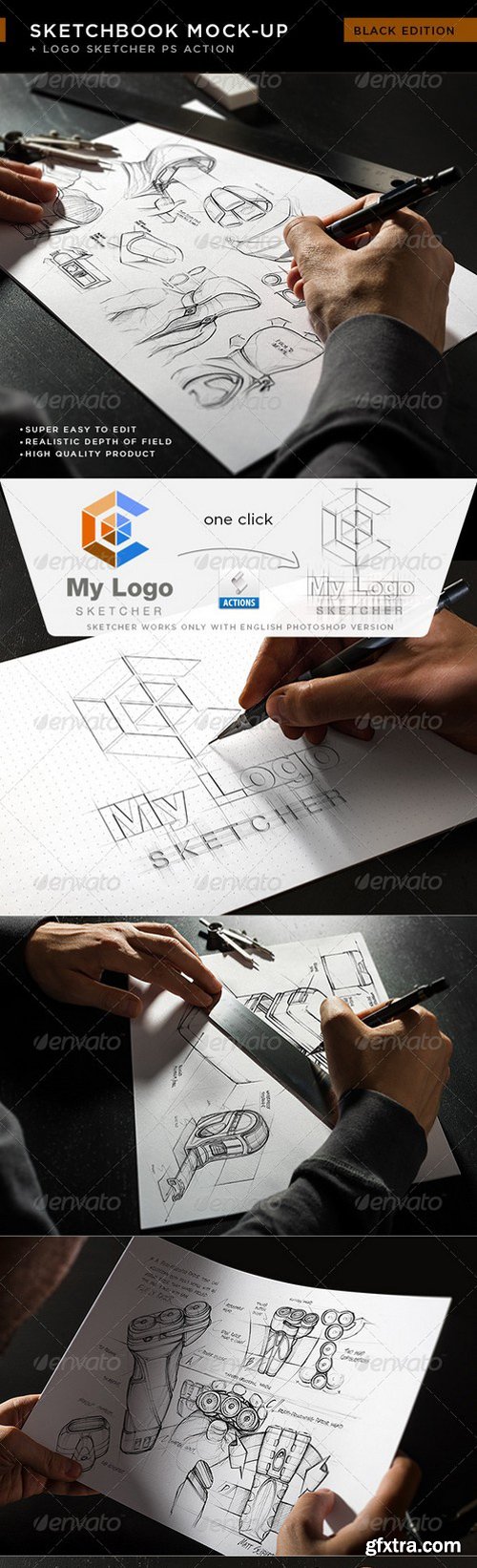 GraphicRiver - Sketchbook Mock-up 7956776