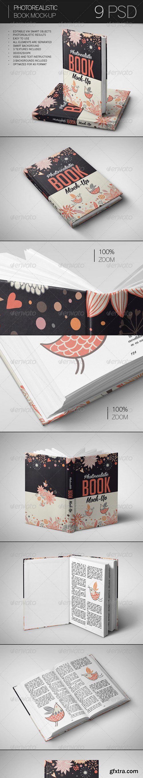 GraphicRiver - Photorealistic Book Mock-up 8332398