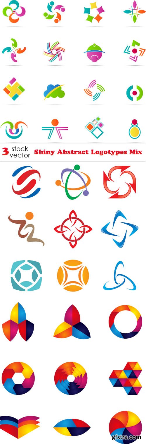 Vectors - Shiny Abstract Logotypes Mix