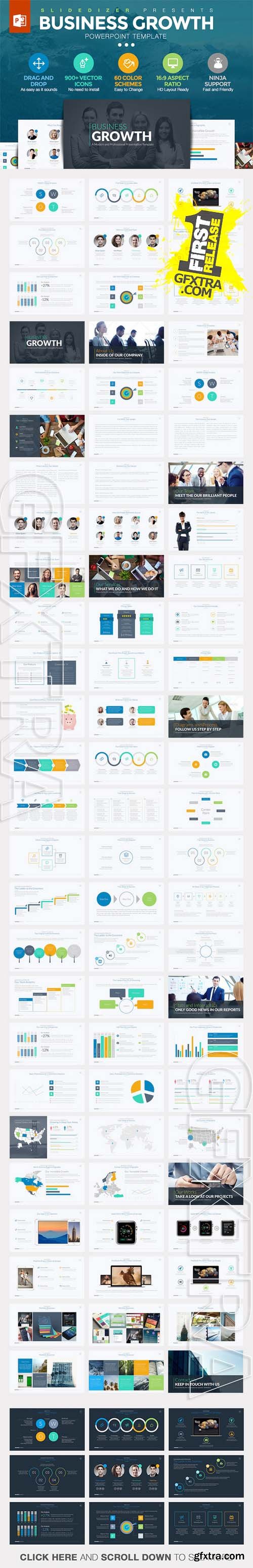 Business Growth Powerpoint Template - CM 291976