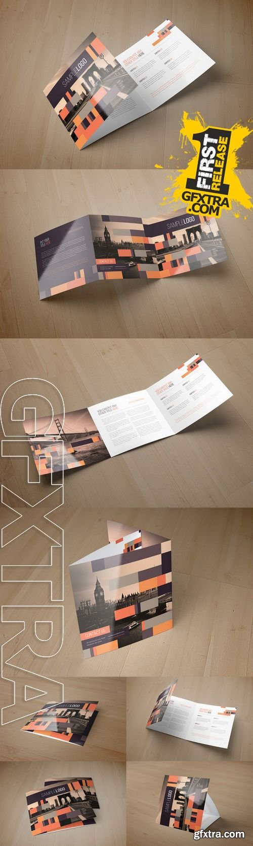 Minimal Square Trifold Brochure - CM 288997