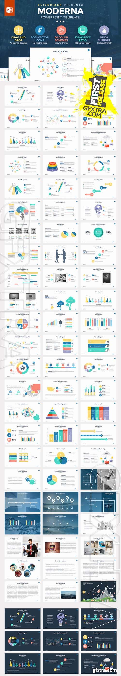 Moderna Powerpoint Template - CM 291973