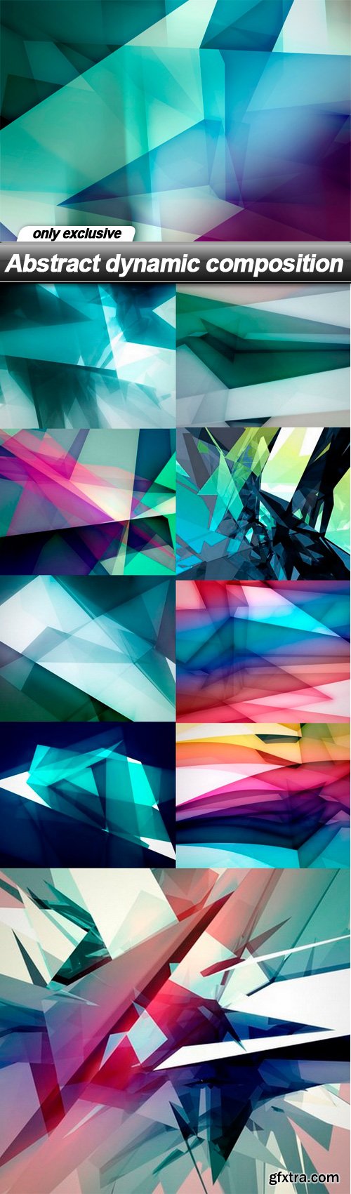 Abstract dynamic composition - 10 UHQ JPEG