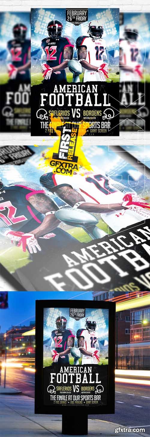 American Football - Flyer Template