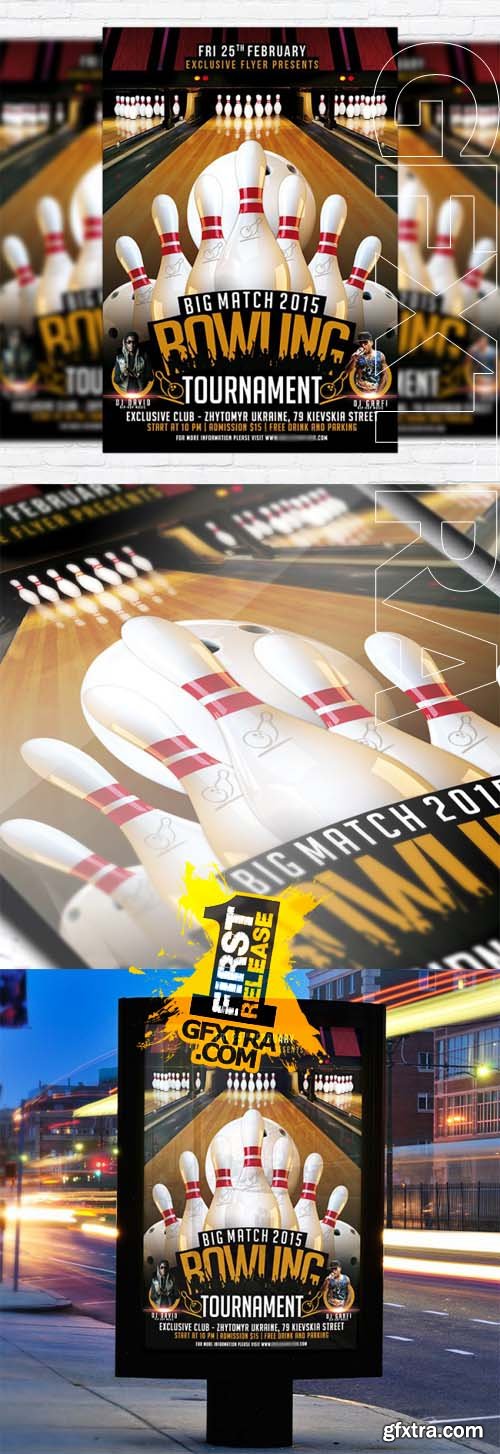 Bowling Tournament - Flyer Template