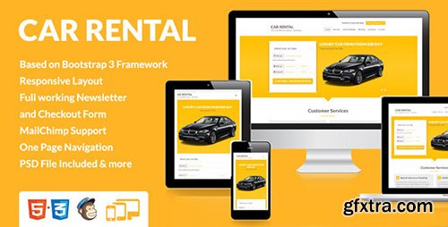 ThemeForest - Car Rental Landing Page (Update: 2015-06-05) - 8245093