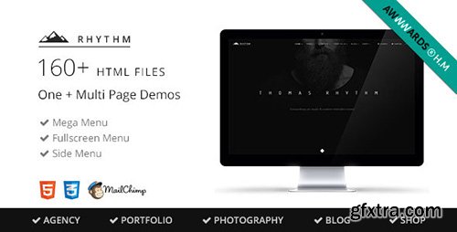 ThemeForest - Rhythm v2.0 - Multipurpose One/Multi Page Template - 10140354