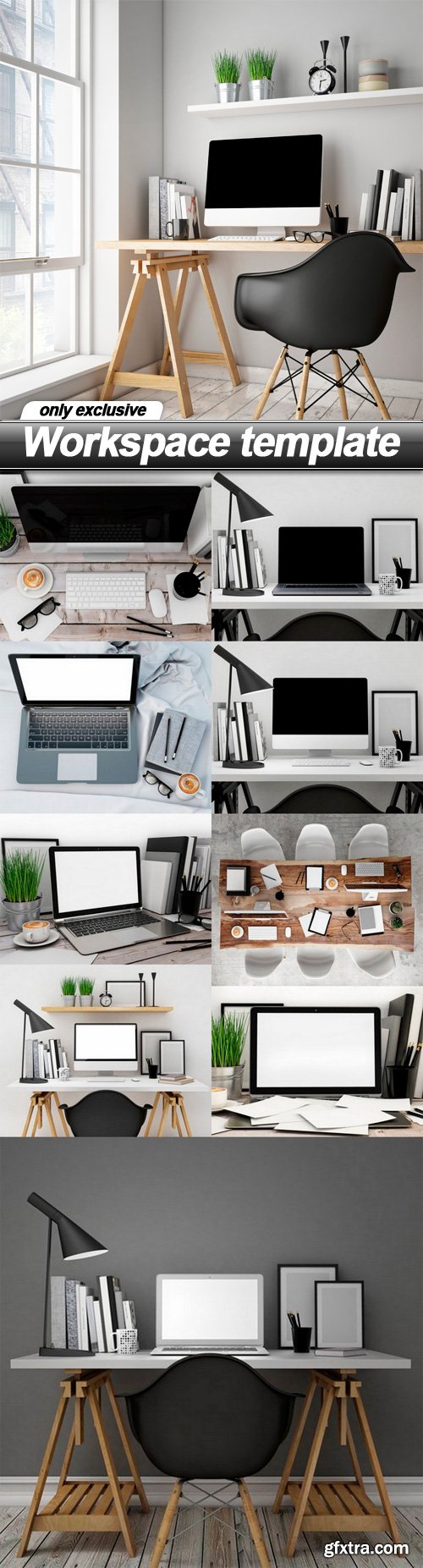 Workspace template - 10 UHQ JPEG