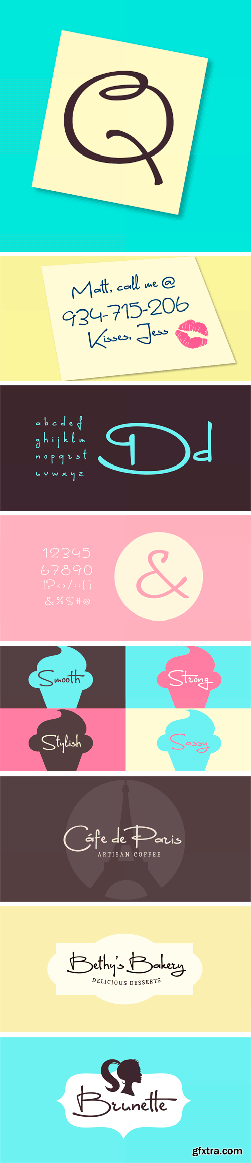 Brunette Font