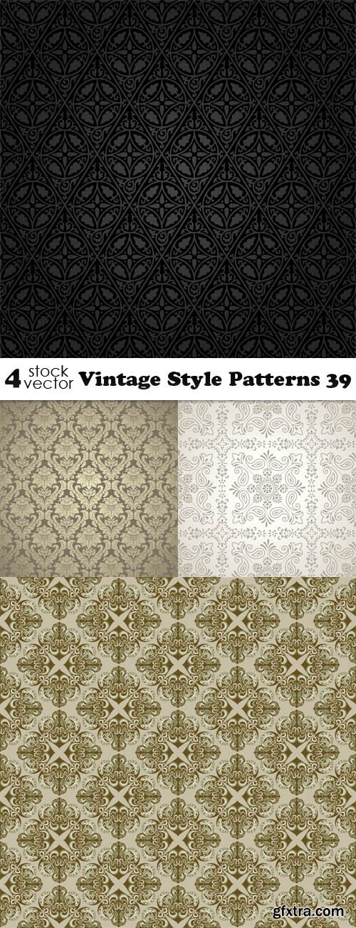 Vectors - Vintage Style Patterns 39