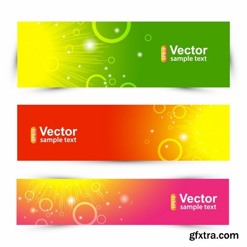 Collection of vector image brochure flyer banner #11-25 Eps