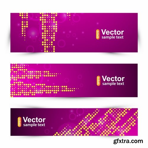 Collection of vector image brochure flyer banner #11-25 Eps