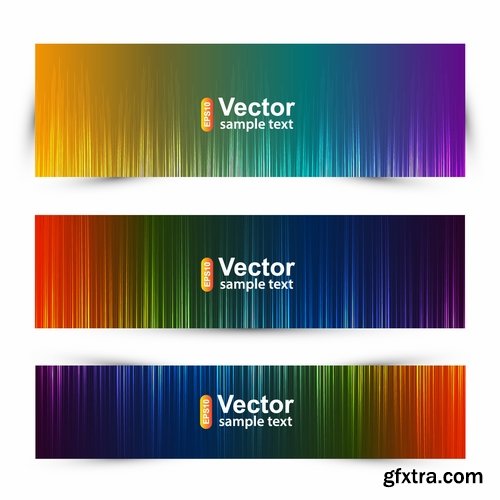 Collection of vector image brochure flyer banner #11-25 Eps