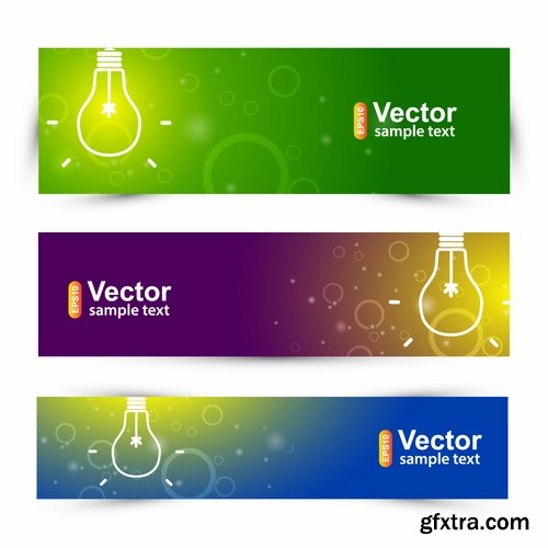 Collection of vector image brochure flyer banner #11-25 Eps