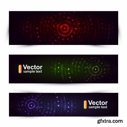 Collection of vector image brochure flyer banner #11-25 Eps