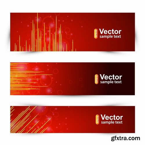 Collection of vector image brochure flyer banner #11-25 Eps