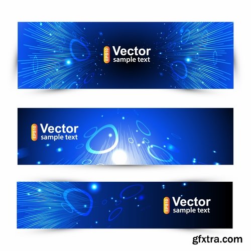 Collection of vector image brochure flyer banner #11-25 Eps