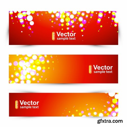 Collection of vector image brochure flyer banner #11-25 Eps