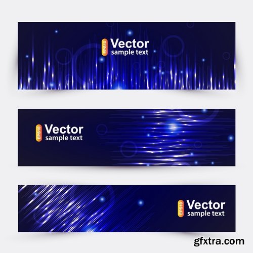 Collection of vector image brochure flyer banner #11-25 Eps