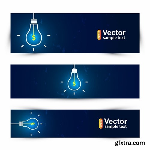 Collection of vector image brochure flyer banner #11-25 Eps