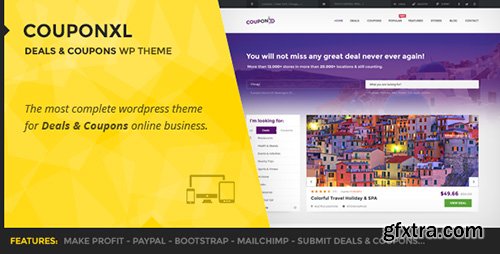 ThemeForest - CouponXL v2.1 - Coupons, Deals & Discounts WP Theme - 10721950