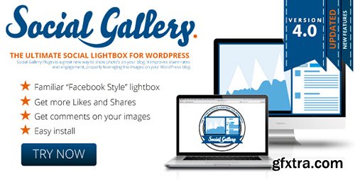 CodeCanyon - Social Gallery v4.1.1 - WordPress Photo Viewer Plugin - 2665332