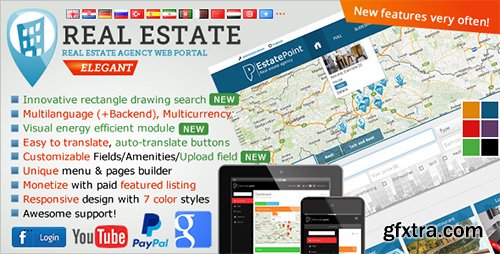 CodeCanyon - Real Estate Agency Portal v1.5.4 - 6539169