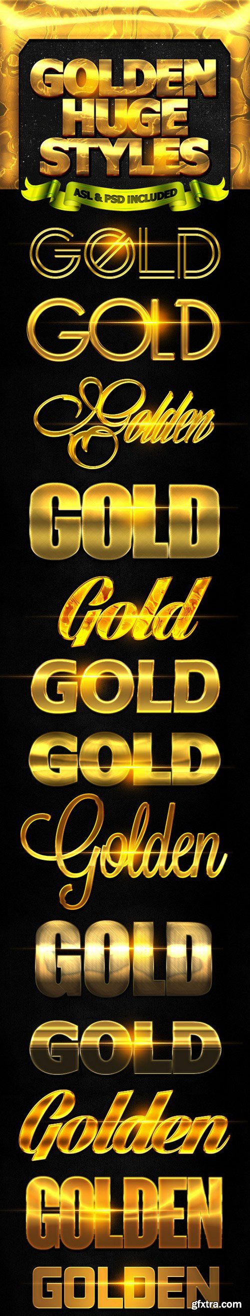 GraphicRiver - 11771485 Golden Huge Styles