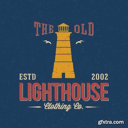 Collection of vector illustration of the different picture lighthouse lantern beam 25 Eps