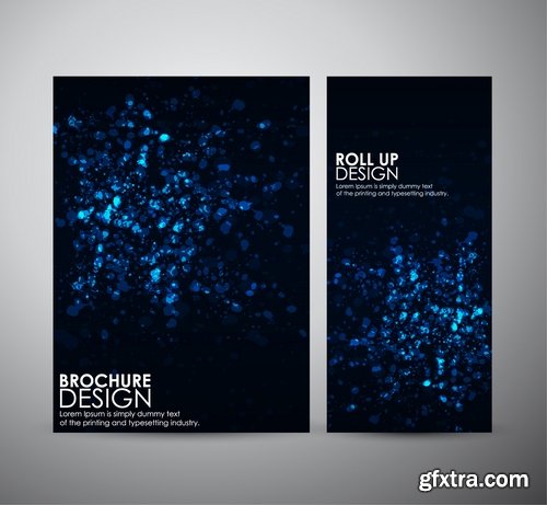 Collection of vector image brochure flyer banner #12-25 Eps