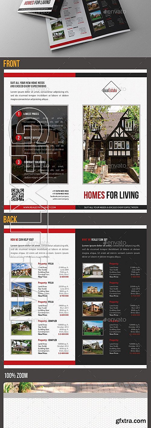 GraphicRiver - 3 in 1 Real Estate Brochure Bundle 11787193