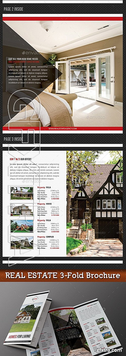 GraphicRiver - 3 in 1 Real Estate Brochure Bundle 11787193