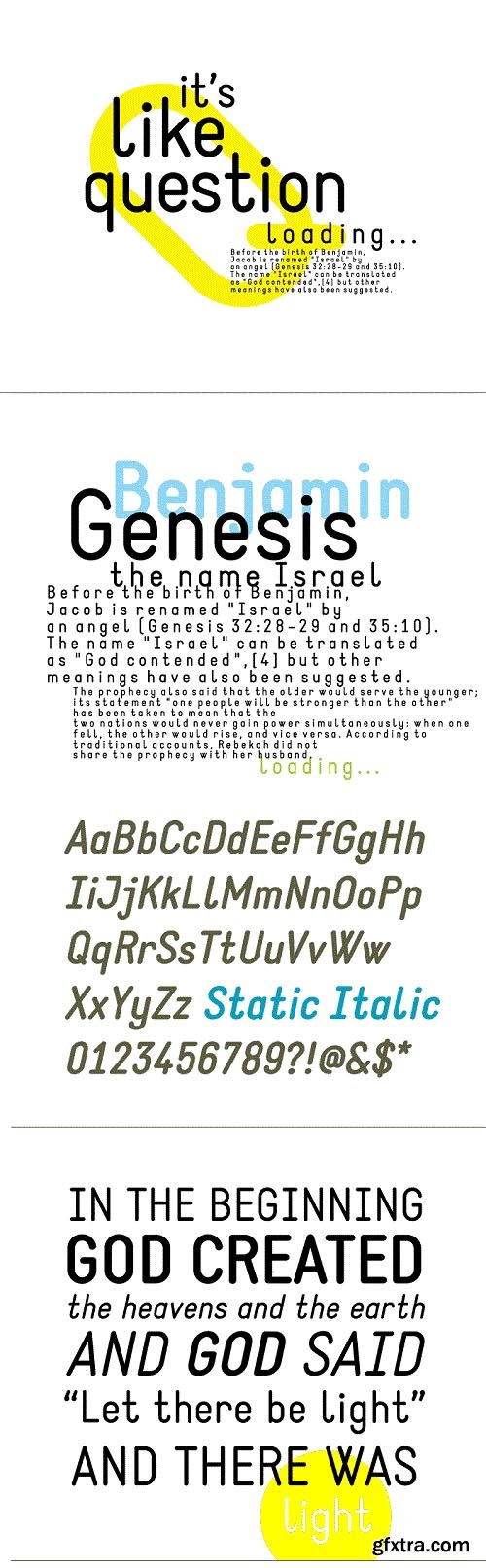 Static Font