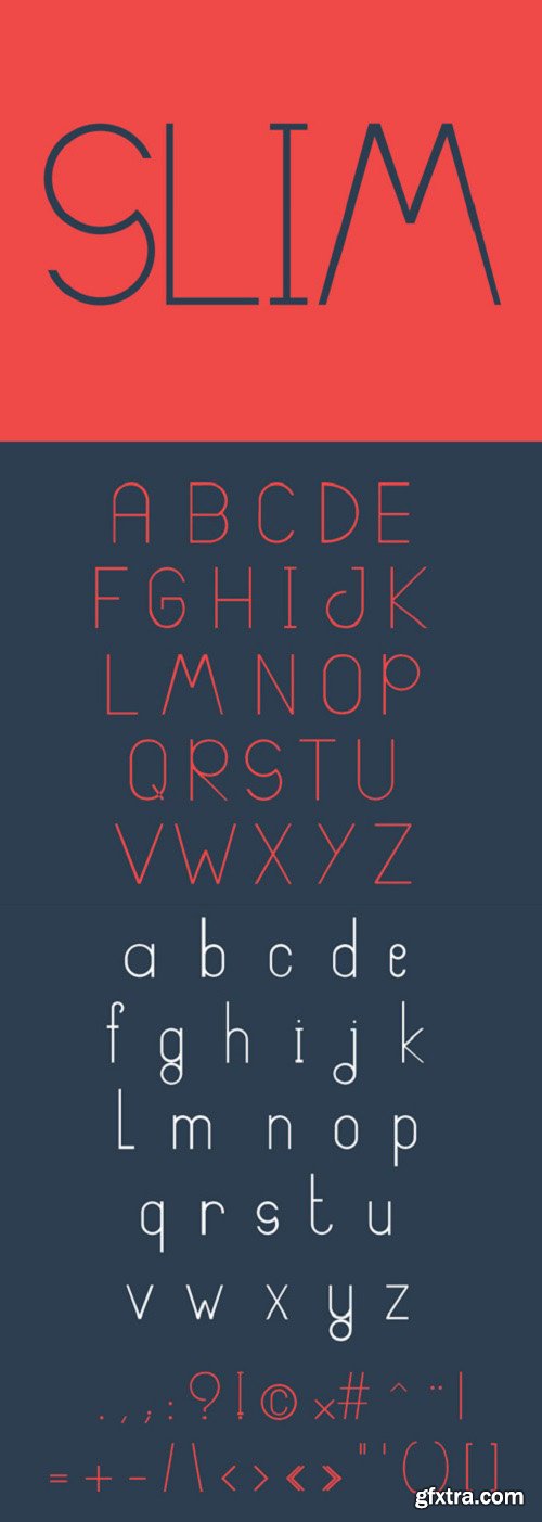 Slim Font