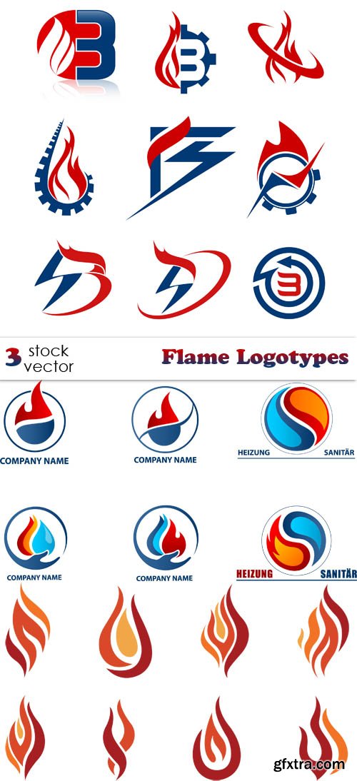 Vectors - Flame Logotypes