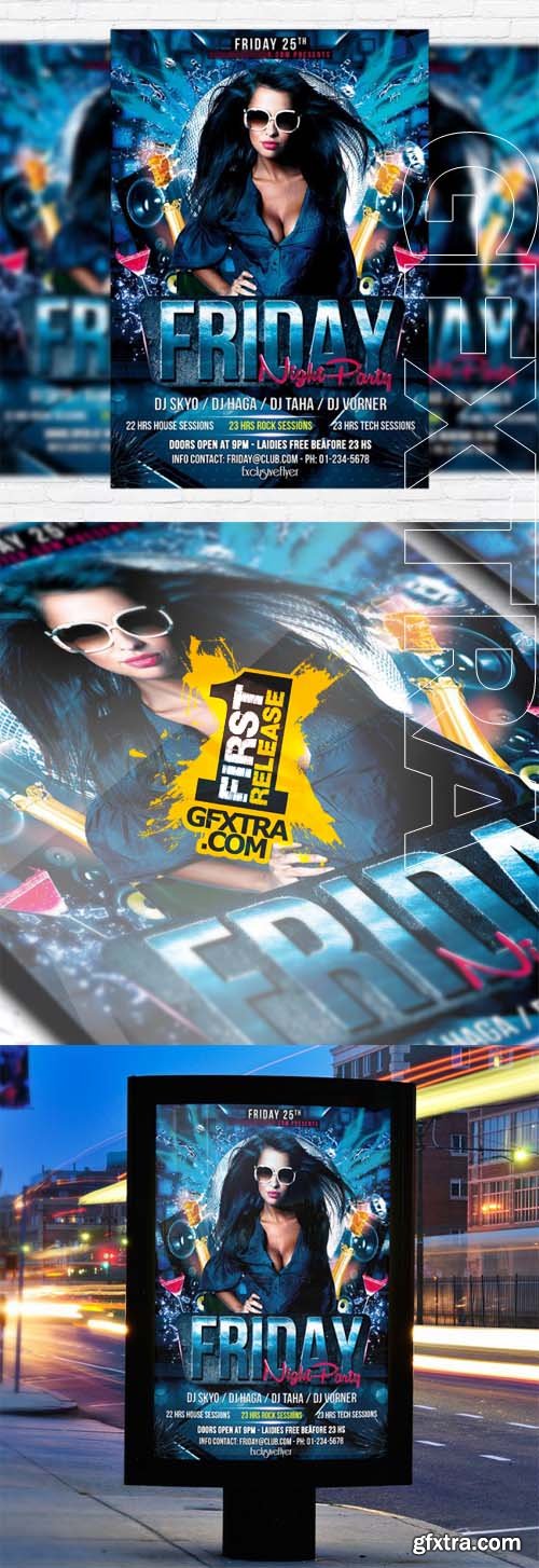 Friday Night Party - Flyer Template