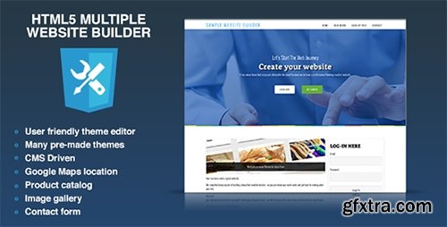 CodeCanyon - HTML5 multiple website builder - Multisite CMS v1.0 - 9878695