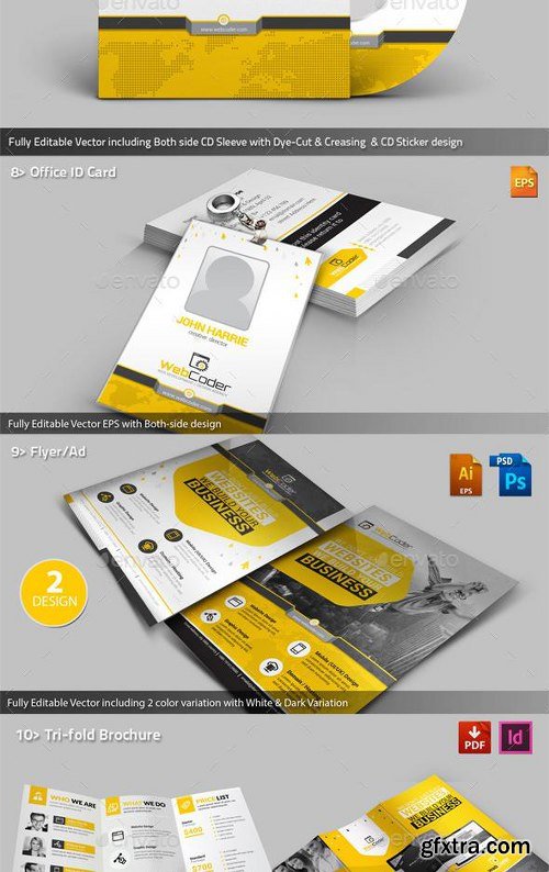 GraphicRiver Web Design Agency Stationery Branding Identity 11767335