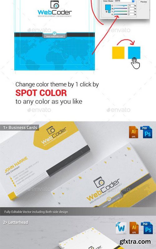 GraphicRiver Web Design Agency Stationery Branding Identity 11767335