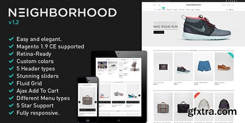 ThemeForest - Neighborhood v1.2 - Ultimate Responsive Magento Theme - 8921413