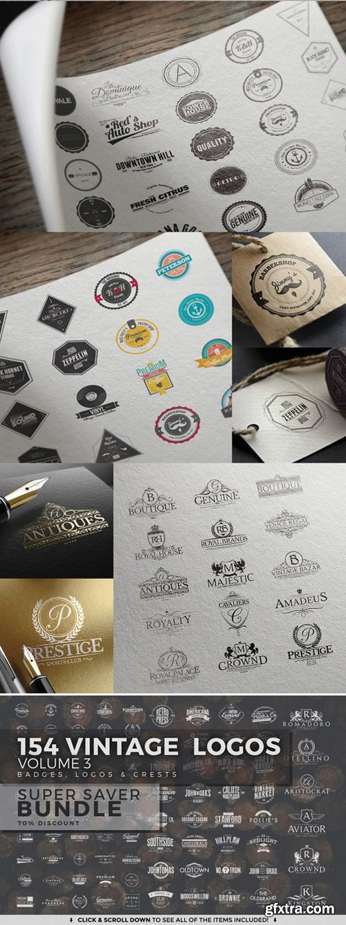 CM - 382 Vintage Logos Bundle 275102