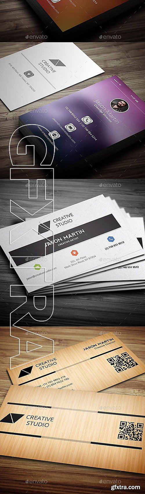 GraphicRiver - Bundle - Metro Business Cards - 6 in 1 - 120 11789671