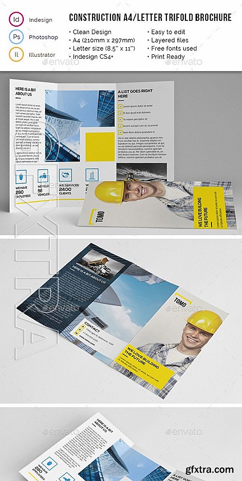 GraphicRiver - Construction Company A4 Letter Trifold 02 11789636